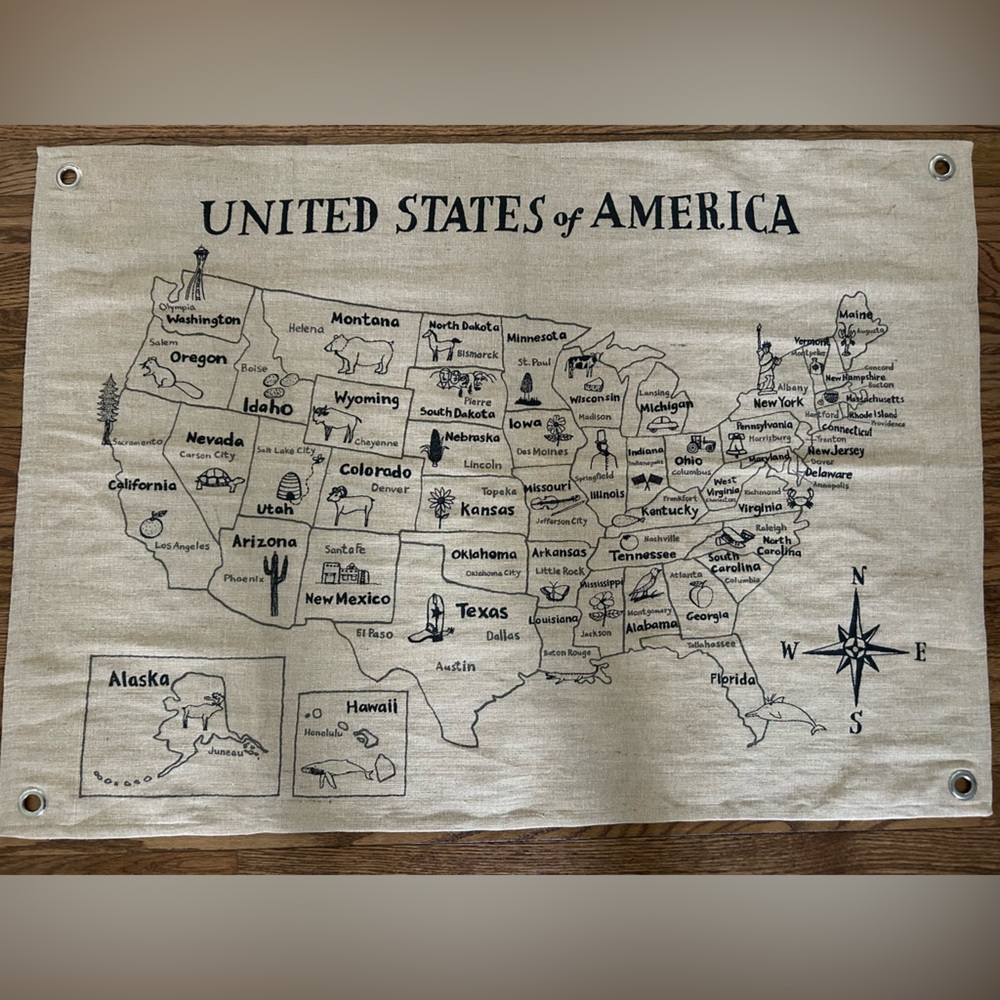 Crate and Barrel / Crate and Kids USA map